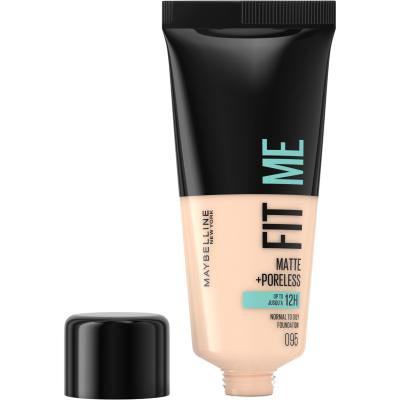 Maybelline Fit Me! Matte + Poreless Fond de ten pentru femei 30 ml Nuanţă 95 Fair Porcelain