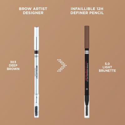 L&#039;Oréal Paris Infaillible Brows 12H Definer Pencil Creion pentru femei 1 g Nuanţă 6.32 Auburn