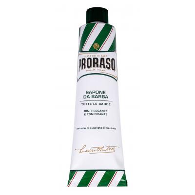 PRORASO Green Shaving Soap In A Tube Spumă de ras pentru bărbați 150 ml