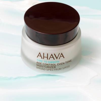 AHAVA Time To Smooth Age Control Even Tone Moisturizer SPF20 Cremă de zi pentru femei 50 ml