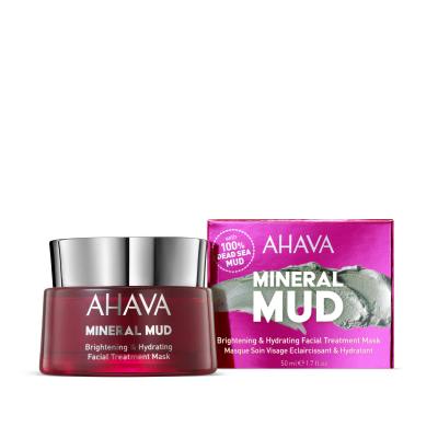 AHAVA Mineral Mud Brightening &amp; Hydrating Mască de față pentru femei 50 ml