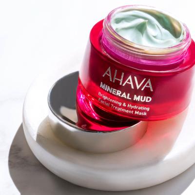 AHAVA Mineral Mud Brightening &amp; Hydrating Mască de față pentru femei 50 ml