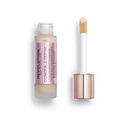 Makeup Revolution London Conceal &amp; Define Fond de ten pentru femei 23 ml Nuanţă F6,5