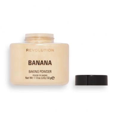 Makeup Revolution London Baking Powder Pudră pentru femei 32 g Nuanţă Banana