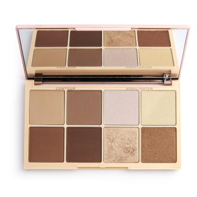 Makeup Revolution London Roxxsaurus Highlight &amp; Contour Konturovací paletka pentru femei 20 g