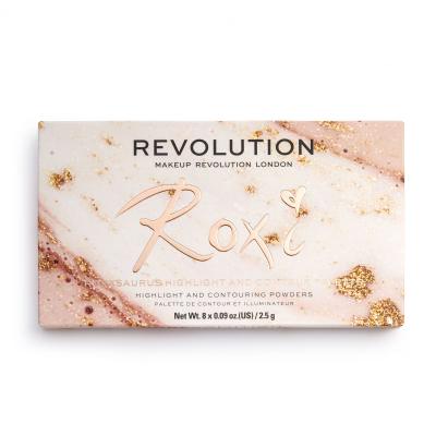 Makeup Revolution London Roxxsaurus Highlight &amp; Contour Konturovací paletka pentru femei 20 g