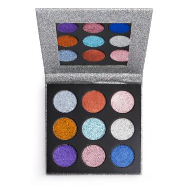 Makeup Revolution London Pressed Glitter Fard de pleoape pentru femei 13,5 g Nuanţă Illusion