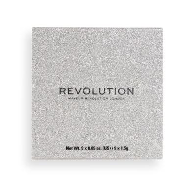 Makeup Revolution London Pressed Glitter Fard de pleoape pentru femei 13,5 g Nuanţă Illusion