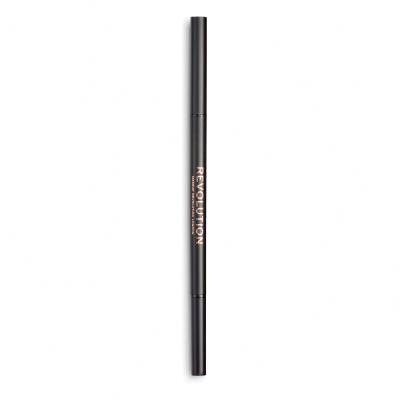 Makeup Revolution London Precise Brow Pencil Creion pentru femei 0,05 g Nuanţă Dark Brown