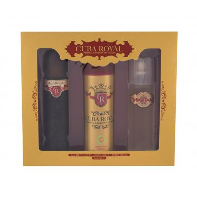 Cuba Royal Set cadou apa de toaleta 100 ml + deodorant 200 ml + balsam dupa ras 100 ml