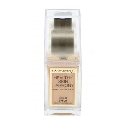 Max Factor Healthy Skin Harmony SPF20 Fond de ten pentru femei 30 ml Nuanţă 55 Beige