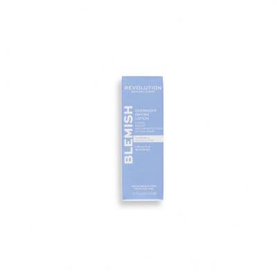 Revolution Skincare Overnight Targeted Blemish Lotion Calamine &amp; Salicid Acid Tratamente pentru femei 30 ml