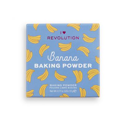 I Heart Revolution Loose Baking Powder Pudră pentru femei 22 g Nuanţă Banana