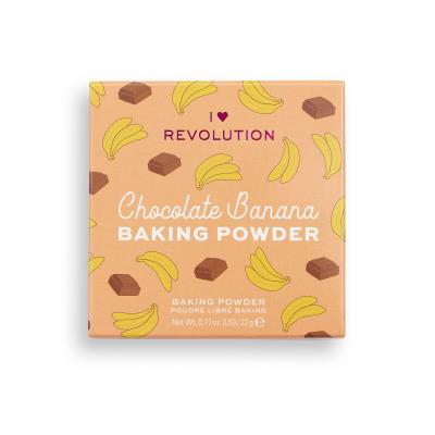 I Heart Revolution Loose Baking Powder Pudră pentru femei 22 g Nuanţă Chocolate Banana