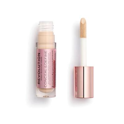 Makeup Revolution London Conceal &amp; Define Anticearcăn pentru femei 4 g Nuanţă C2.5