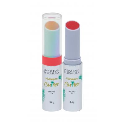 Physicians Formula Murumuru Butter Lip Cream SPF15 Balsam de buze pentru femei 3,4 g Nuanţă Samba Red