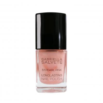 Gabriella Salvete Longlasting Enamel Lac de unghii pentru femei 11 ml Nuanţă 51 Pearl Pink