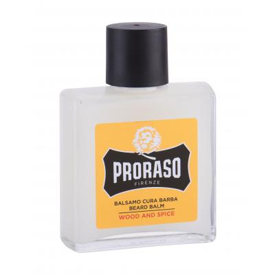 PRORASO Wood &amp; Spice Beard Balm Balsam pentru barbă pentru bărbați 100 ml