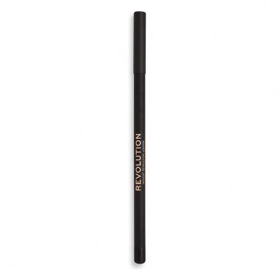 Makeup Revolution London Kohl Eyeliner Creion de ochi pentru femei 1,3 g Nuanţă Black