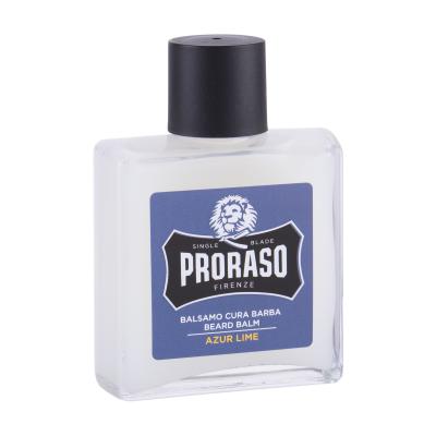 PRORASO Azur Lime Beard Balm Balsam pentru barbă pentru bărbați 100 ml Cutie cu defect