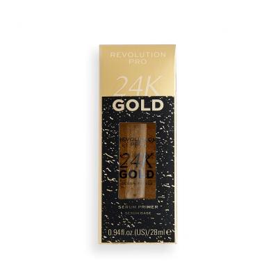 Makeup Revolution London Revolution PRO 24K Gold Bază de machiaj pentru femei 28 ml