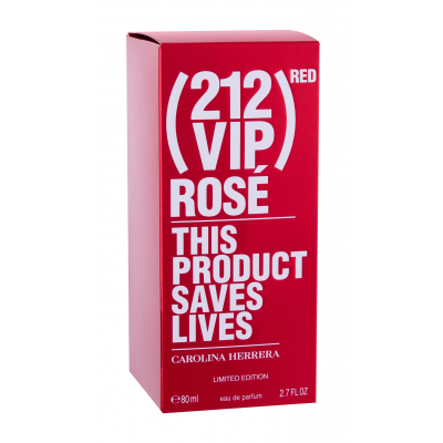 Carolina Herrera 212 VIP Rose Red Limited Edition Apă de parfum pentru femei 80 ml