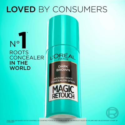 L&#039;Oréal Paris Magic Retouch Instant Root Concealer Spray Vopsea de păr pentru femei 75 ml Nuanţă Beige