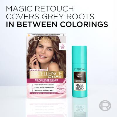 L&#039;Oréal Paris Magic Retouch Instant Root Concealer Spray Vopsea de păr pentru femei 75 ml Nuanţă Beige