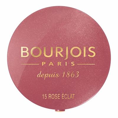 BOURJOIS Paris Little Round Pot Blush Fard de obraz pentru femei 2,5 g Nuanţă 15 Rose Eclat