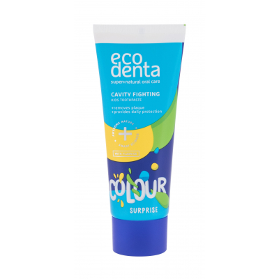 Ecodenta Toothpaste Cavity Fighting Colour Surprise Pastă de dinți pentru copii 75 ml