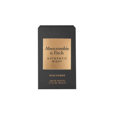 Abercrombie &amp; Fitch Authentic Night Apă de toaletă pentru bărbați 50 ml