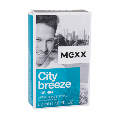 Mexx City Breeze For Him Aftershave loțiune pentru bărbați 50 ml