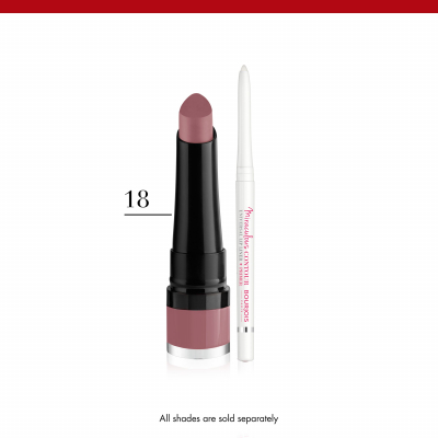 BOURJOIS Paris Rouge Velvet The Lipstick Ruj de buze pentru femei 2,4 g Nuanţă 18 Mauve-Martre