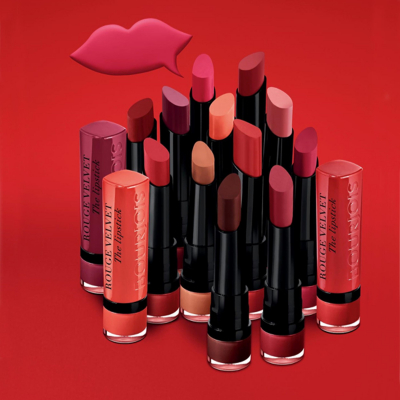 BOURJOIS Paris Rouge Velvet The Lipstick Ruj de buze pentru femei 2,4 g Nuanţă 22 Moka-Dero
