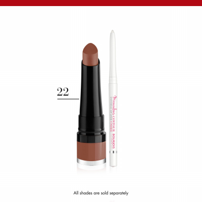 BOURJOIS Paris Rouge Velvet The Lipstick Ruj de buze pentru femei 2,4 g Nuanţă 22 Moka-Dero