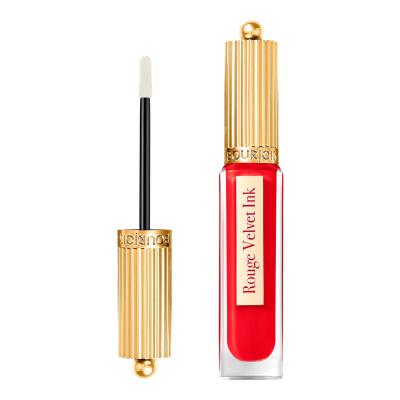 BOURJOIS Paris Rouge Velvet Ink Ruj de buze pentru femei 3,5 ml Nuanţă 08 Coquelic&#039;Hot