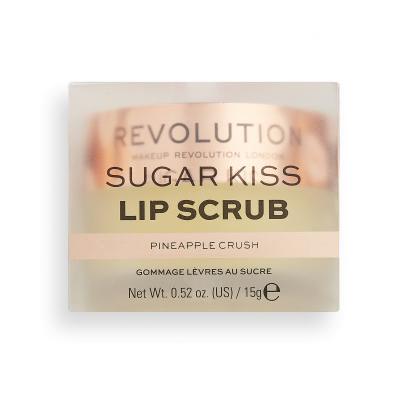 Makeup Revolution London Sugar Kiss Lip Scrub Pineapple Crush Balsam de buze pentru femei 15 g