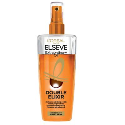 L'Oréal Paris Elseve Extraordinary Oil Double Elixir Fără clătire pentru femei 200 ml