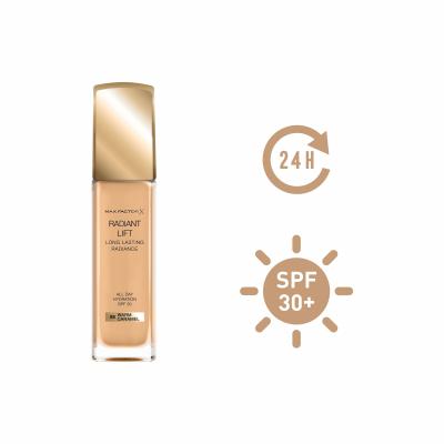 Max Factor Radiant Lift SPF30 Fond de ten pentru femei 30 ml Nuanţă 85 Warm Caramel