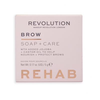 Makeup Revolution London Rehab Brow Soap + Care Gel și ceară pentru femei 5 g