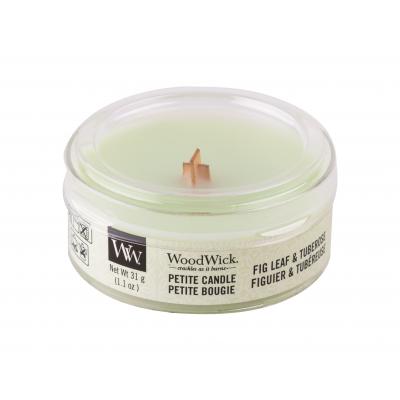 WoodWick Fig Leaf & Tuberose Lumânări parfumate 31 g