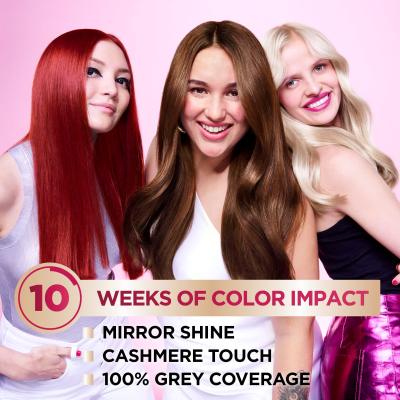 Garnier Color Sensation Vopsea de păr pentru femei 40 ml Nuanţă 4,12 Shimmering Brown