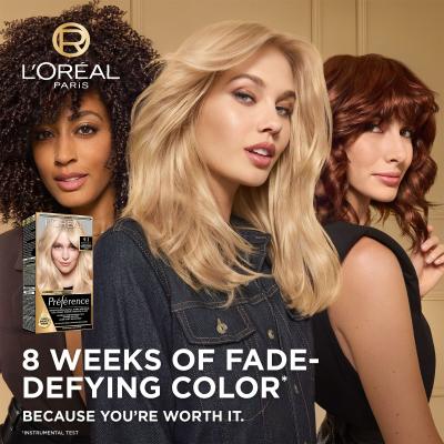 L&#039;Oréal Paris Préférence Vopsea de păr pentru femei 60 ml Nuanţă 10.21