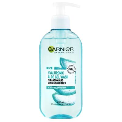 Garnier Skin Naturals Hyaluronic Aloe Gel Wash Gel demachiant pentru femei 200 ml