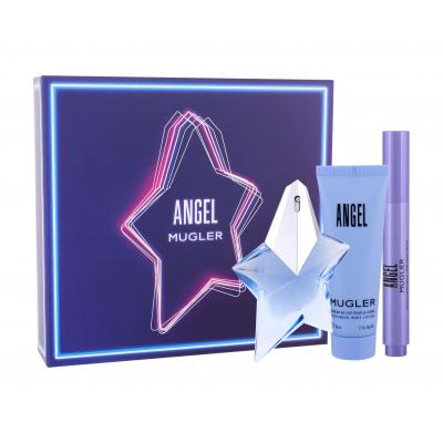 Mugler Angel Set cadou edp 25 ml + edp pensula parfumata 7 ml + lapte de corp 50 ml