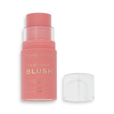 Makeup Revolution London Fast Base Blush Fard de obraz pentru femei 14 g Nuanţă Peach