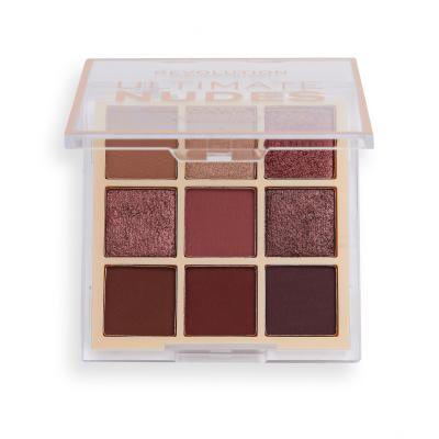 Makeup Revolution London Ultimate Nudes Fard de pleoape pentru femei 8,1 g Nuanţă Dark