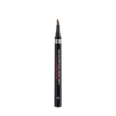 L&#039;Oréal Paris Infaillible Brows 48H Micro Tatouage Ink Pen Creion pentru femei 1 g Nuanţă 3.0 Brunette