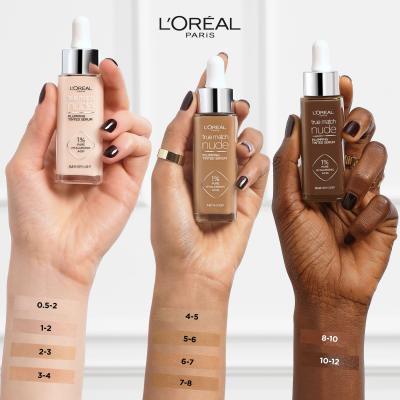 L&#039;Oréal Paris True Match Nude Plumping Tinted Serum Fond de ten pentru femei 30 ml Nuanţă 4-5 Medium