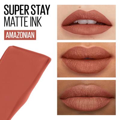 Maybelline Superstay Matte Ink Liquid Ruj de buze pentru femei 5 ml Nuanţă 70 Amazonian